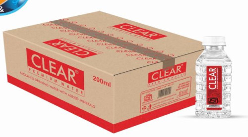 CLEAR Premium Drinking Water with Added Minerals 500ml (Pack of 24)