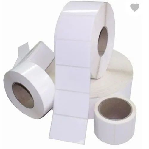White Polyester Label Customized, Packaging Type : Roll