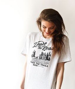 Women Printed Tshirt White Color