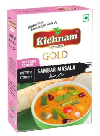 Kichnam Sambar Masala Powder 100gm, Packaging Type : Packet