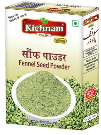 Kichnam Saunf Powder 100gm, Packaging Type : Packet