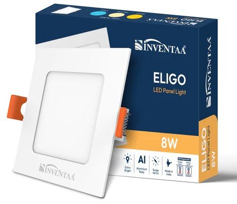 Eligo Square LED Panel Light, Color : White