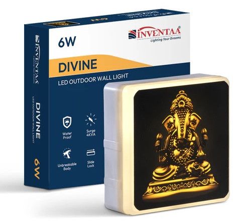 Lord Vinayagar Divine LED Outdoor Wall Light 6W