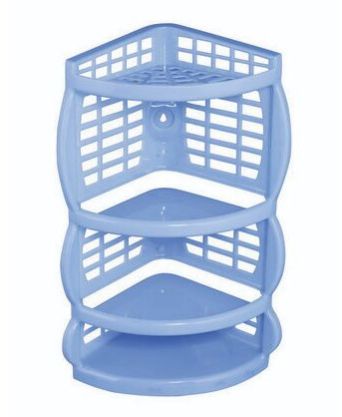 Plastic Corner 3 Rack, Color : All Color