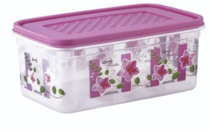 Plastic Household Bread Box Small Printed