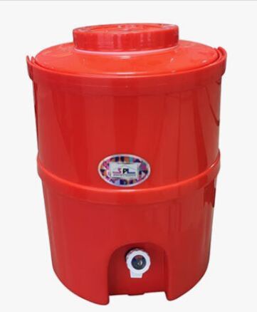 Plastic Water Cool Jug, Color : Red 20 Ltr