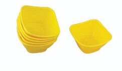 6pcs Spl Plastic Square Small Bowl Set