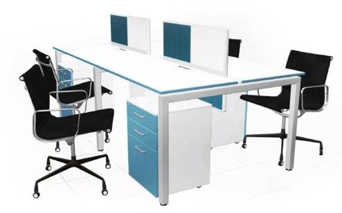 Glass Frame Office Workstation