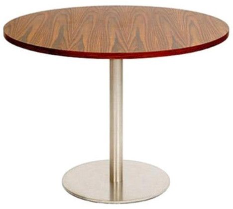 Cube Wood Round Cafeteria Table