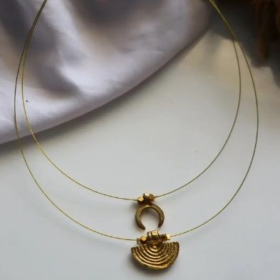 Women Invisible Necklace Set