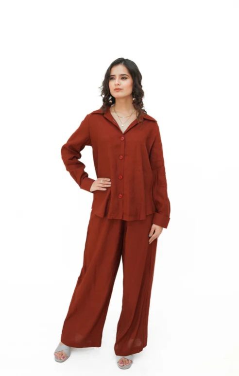 Maroon Matching Co Ord Set