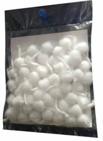 Cotton Round Diya Batti, Color : White, Packaging Type : Paper Bag