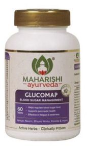 Maharishi Ayurveda Glucomap Diabetes Tablets, Packaging Type : Bottle