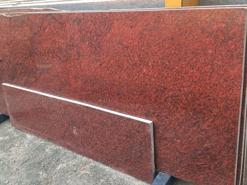 Cherry Red Granite Slab
