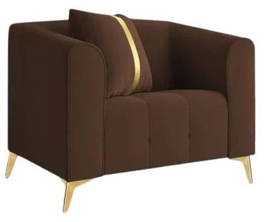 Upholstery Modern Grey 1-Seater Sofa 28