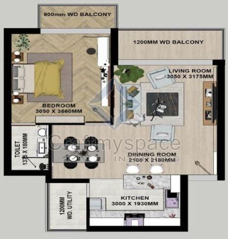 1 BHK Home Interior Design Services