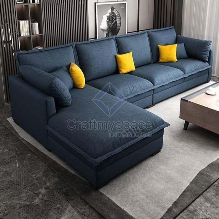 Grey L Shaped Sofa