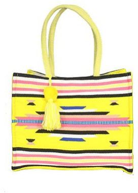 Multicolor Handmade Cotton Tote Bag, Strap Type : Double Handle