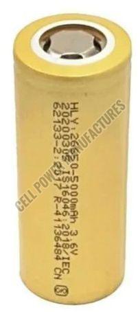 5000mAh 3.6V Rechargeable Li-ion Battery Cell