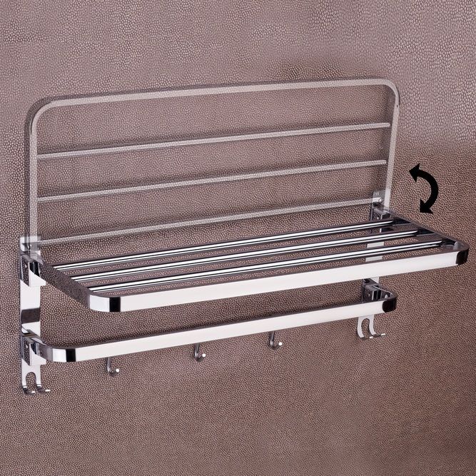 Folding Rack with Towel Rod