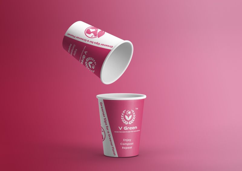 110ml Bio Compostable Paper Cup