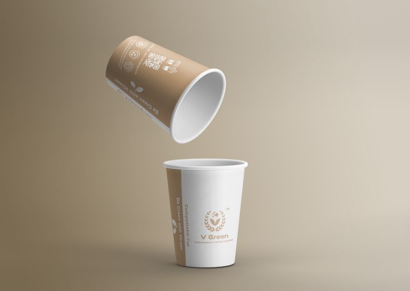 250ml Bio Compostable Paper Cup