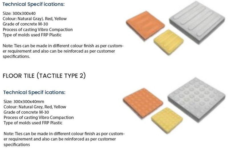 Concrete Chequered Tiles