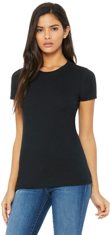 Ladies Cotton Round Neck T-shirt