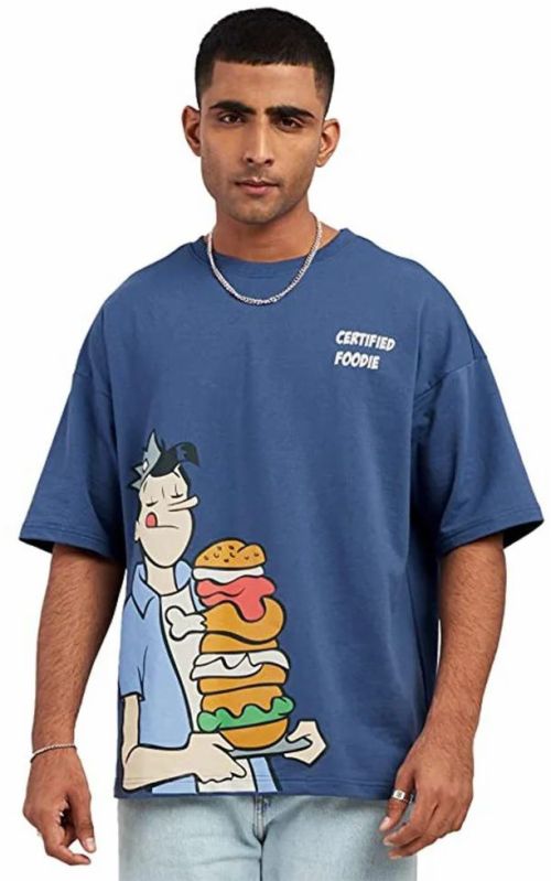 Mens Printed Oversized T-shirt