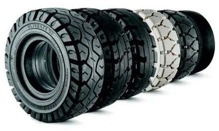 Forklift Tyres, Color : Black