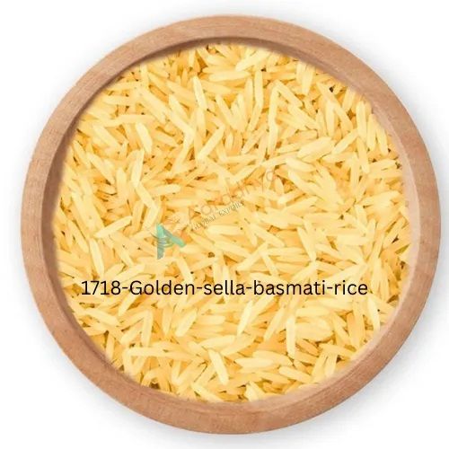 1718 Golden Sella Basmati Rice, Packaging Type : Bag for Cooking