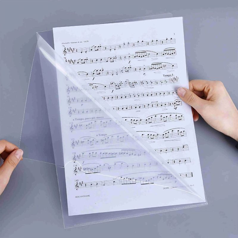 Neelgagan Plastic Transparent L Folder File