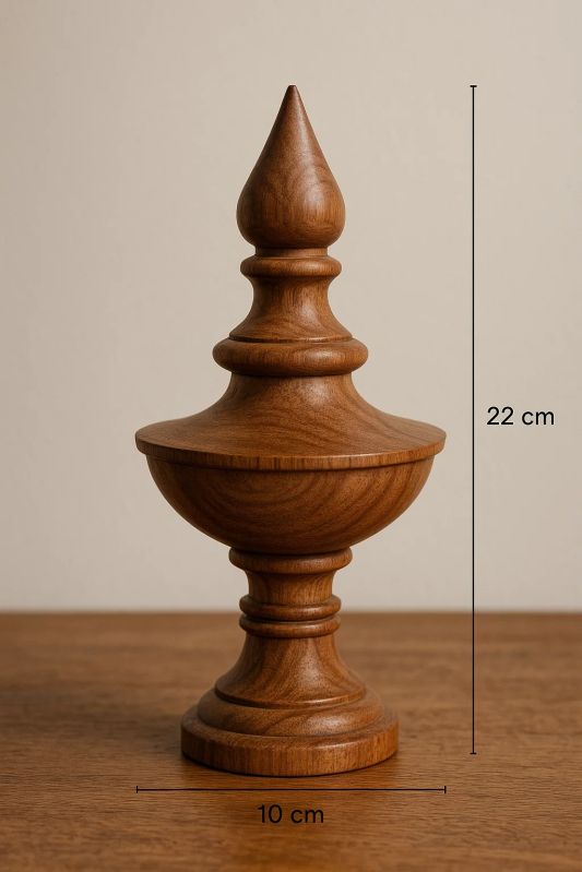 10x22cm Wooden Decorative Showpiece