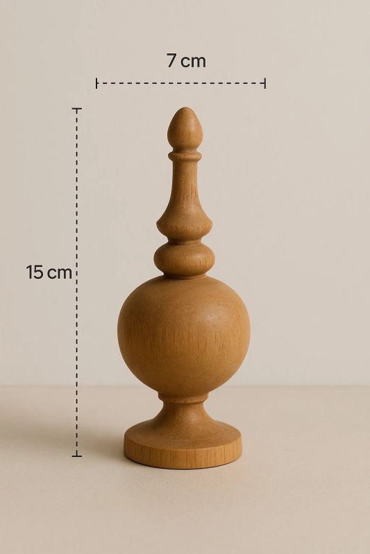 7x15cm Wooden Decorative Showpiece