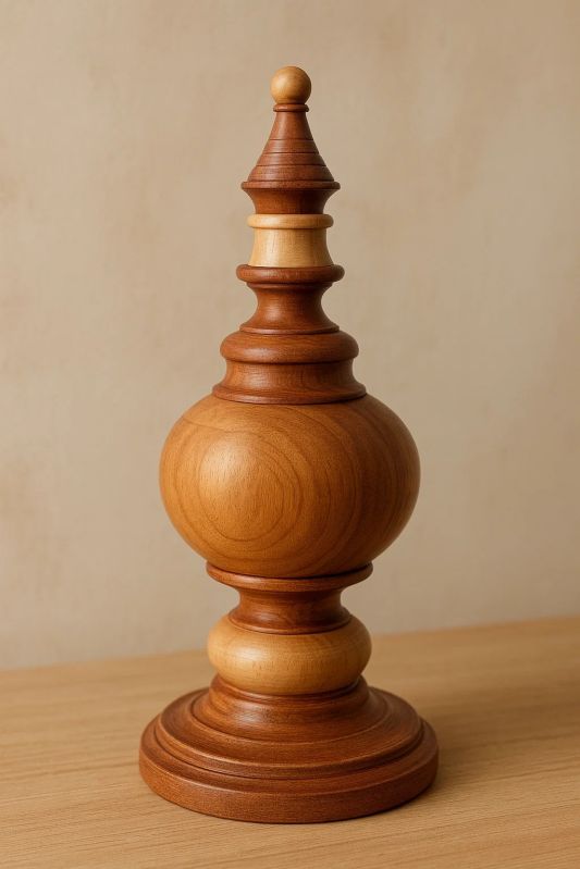 Brown Wooden Decorative Showpiece