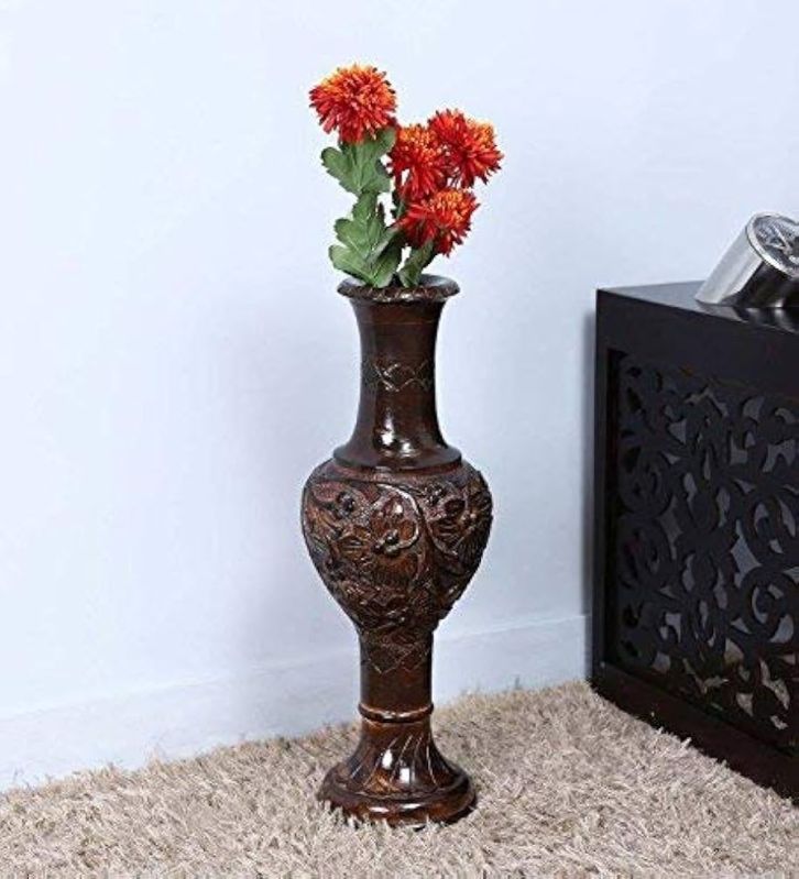 customized wooden flower vase