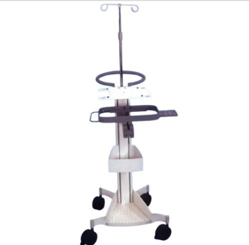 Metal Compact Pacho Stand, Color : White