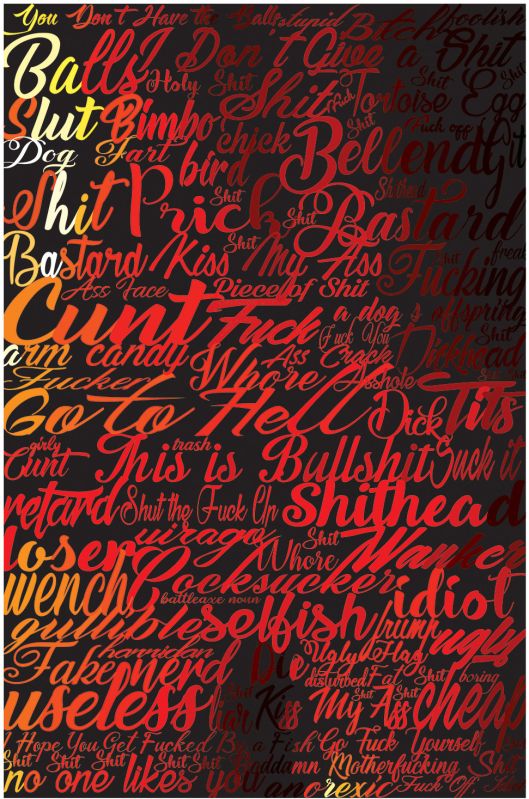 Poetic Touch Print – Romantic Abstract Form