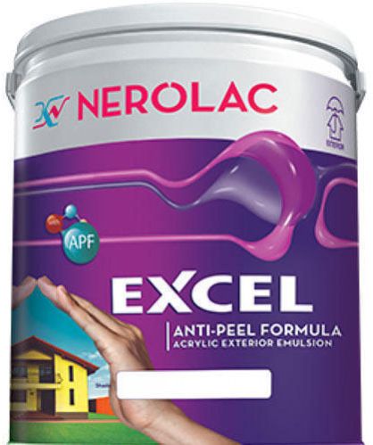 Acrylic Emulsion 20L Nerolac Excel Paint for Interior Exterior Walls