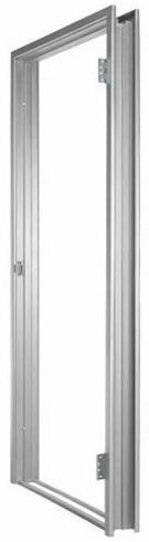 Smooth Finish Aluminium Door Frames, Color : Silver