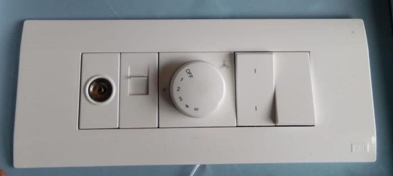 Anchor Roma 6 Module Tresa Plate (White)