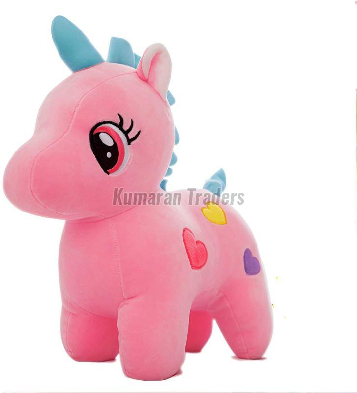 Pink Unicorn Soft Toy