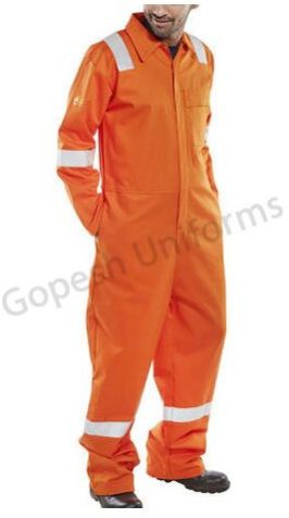 Unisex Orange Fire Retardant Coverall