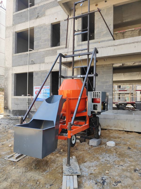 Concrete Mixer Machine With Lift