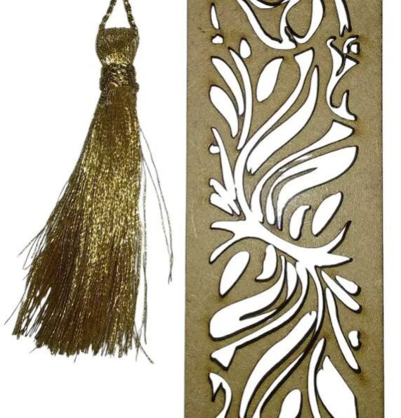 Unique Pattern Laser Cut Bookmark