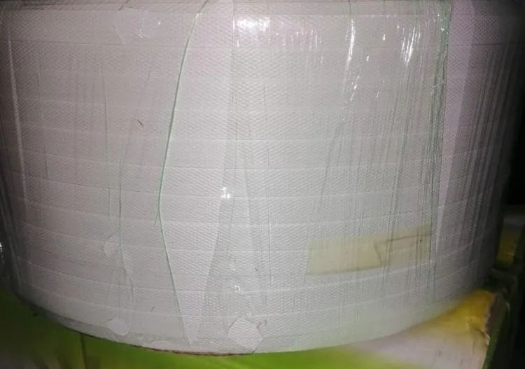 12mm White Embossed PET Strap Roll