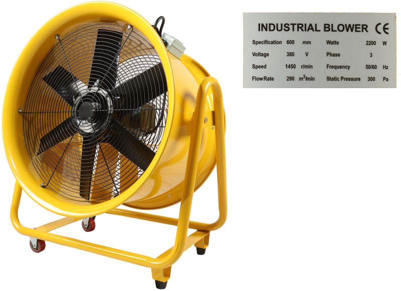 Impa 591415 Electric Ventilation Blower 24 Inch (600mm) 440V