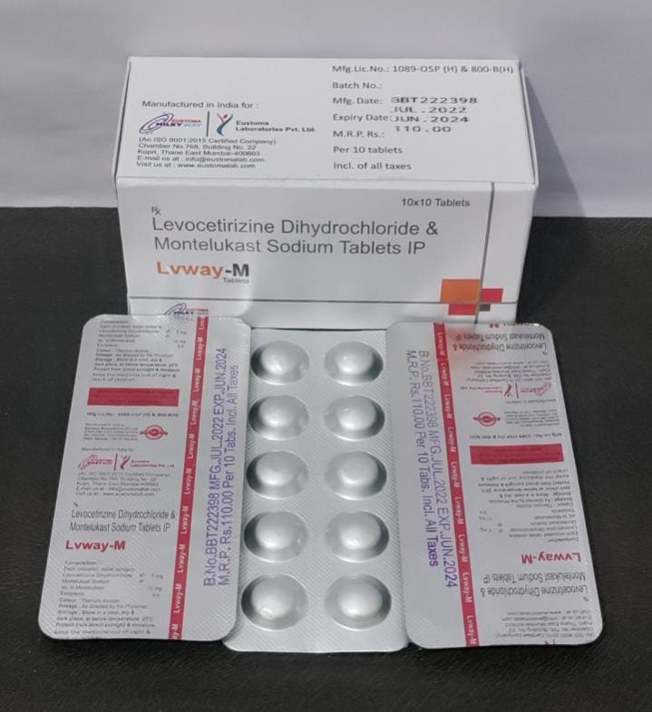 Levocetirizine Dihydrochloride & Montelukast Sodium  Tablets