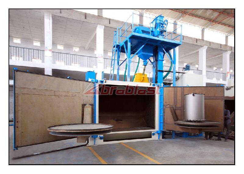 Swing Table Shot Blasting Machines