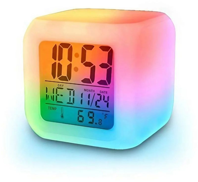 Digital Calendar Timer Watch Light Operated LED